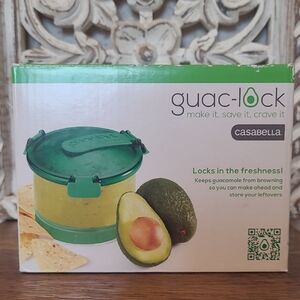 NIB Casabella Green Guac-Lock Container